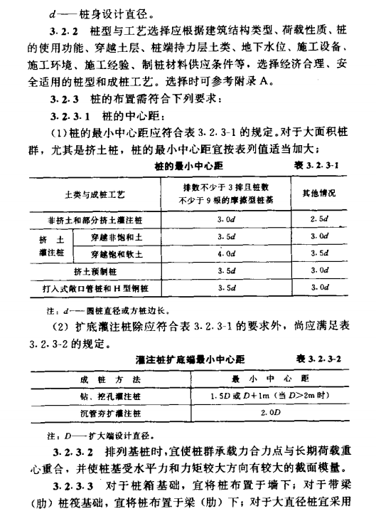 江岸建筑桩基技术基本设计规定